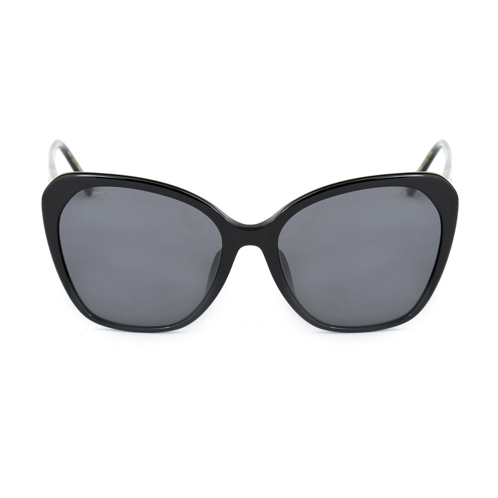 Jimmy Choo zwarte metalen zonnebril