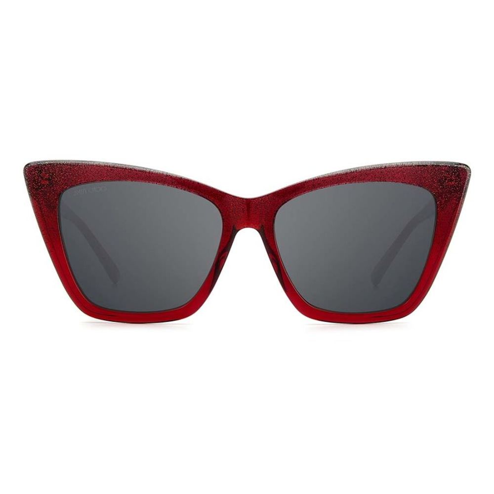 Jimmy Choo Rode Acetaat Zonnebril