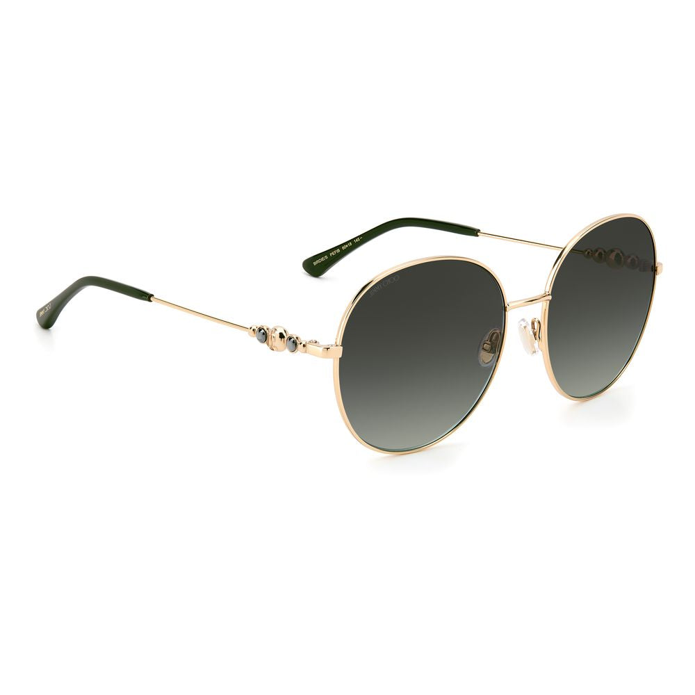 Jimmy Choo Groene Zonnebril van Roestvrij Staal
