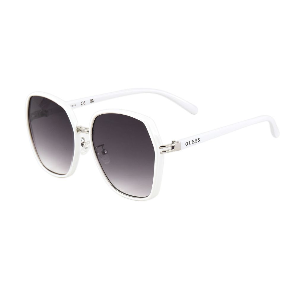 Guess witte metalen zonnebril