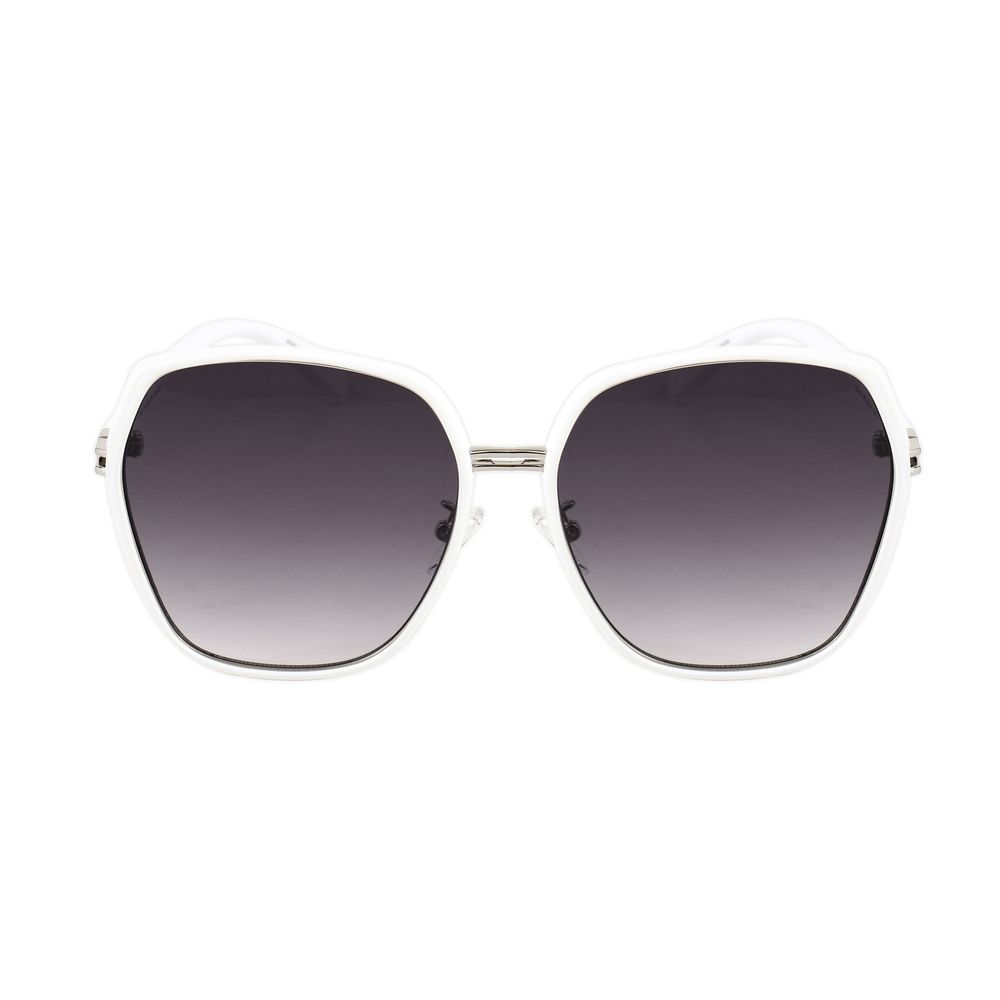 Guess witte metalen zonnebril