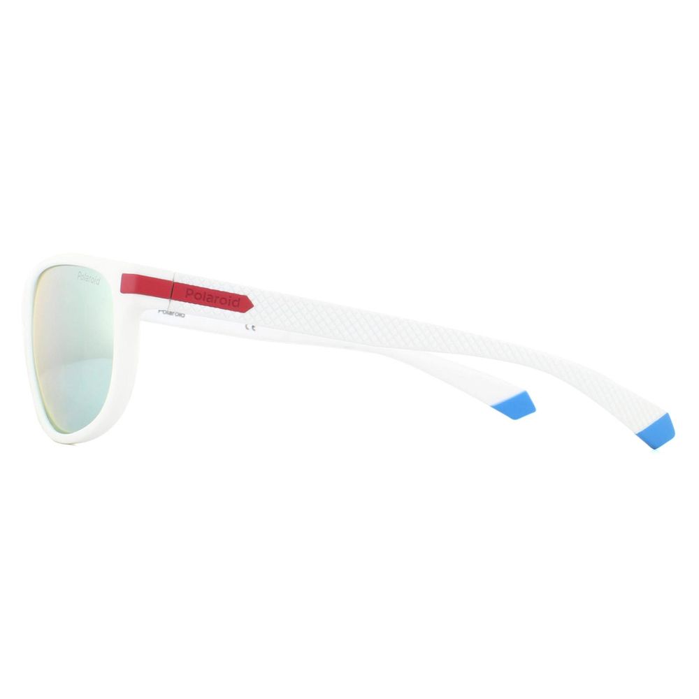 Lunettes de soleil Polaroid blanches en autres fibres