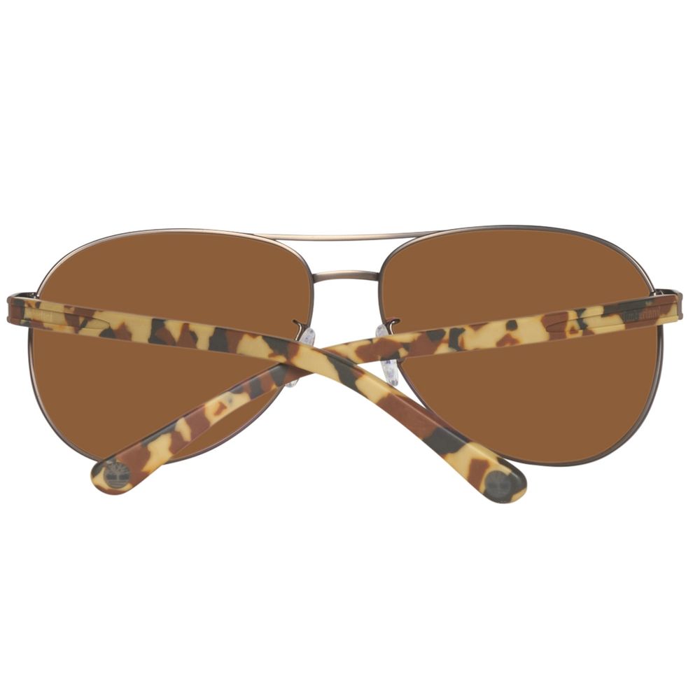 Lunettes de soleil Timberland en métal gris