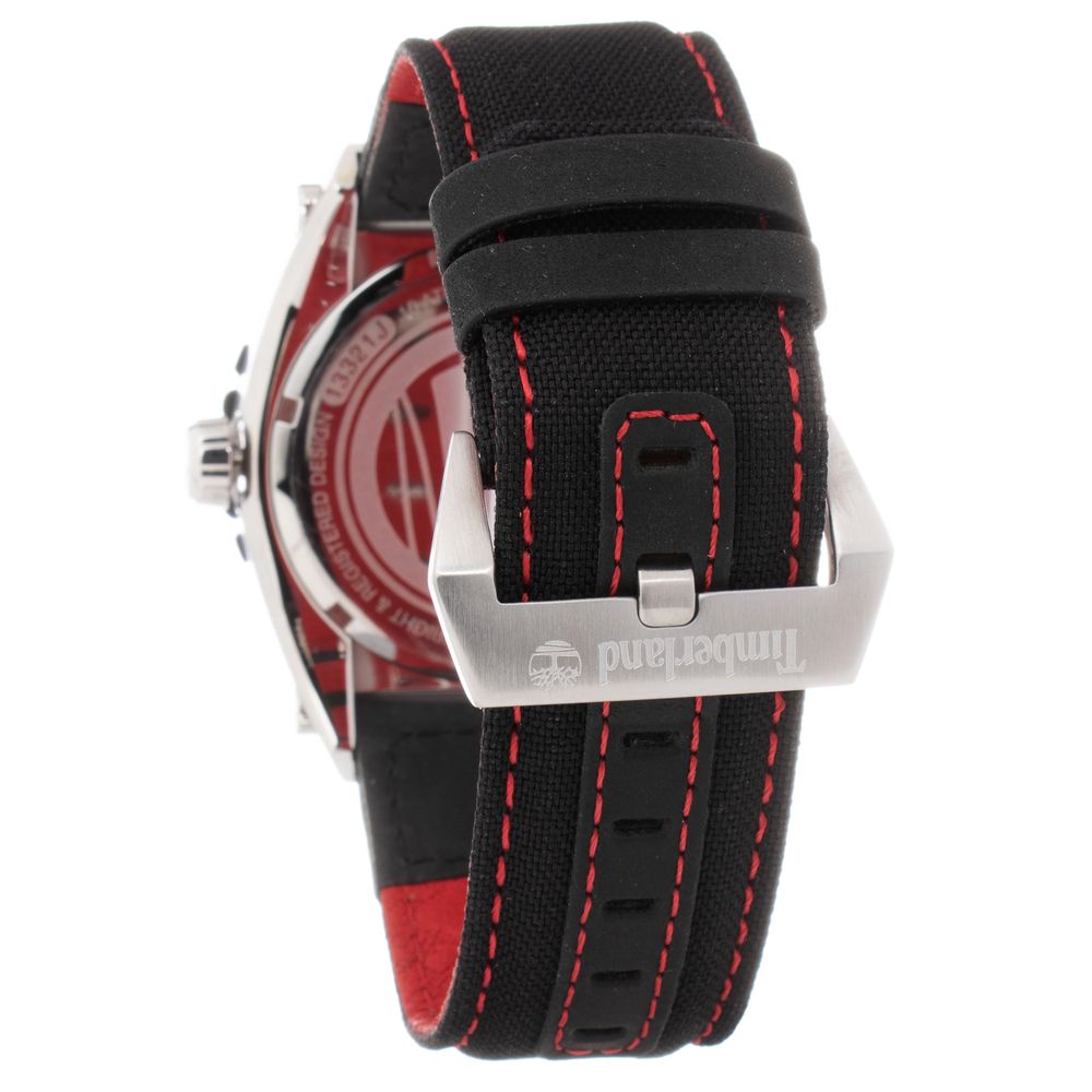 Timberland Zwart Leren Horloge