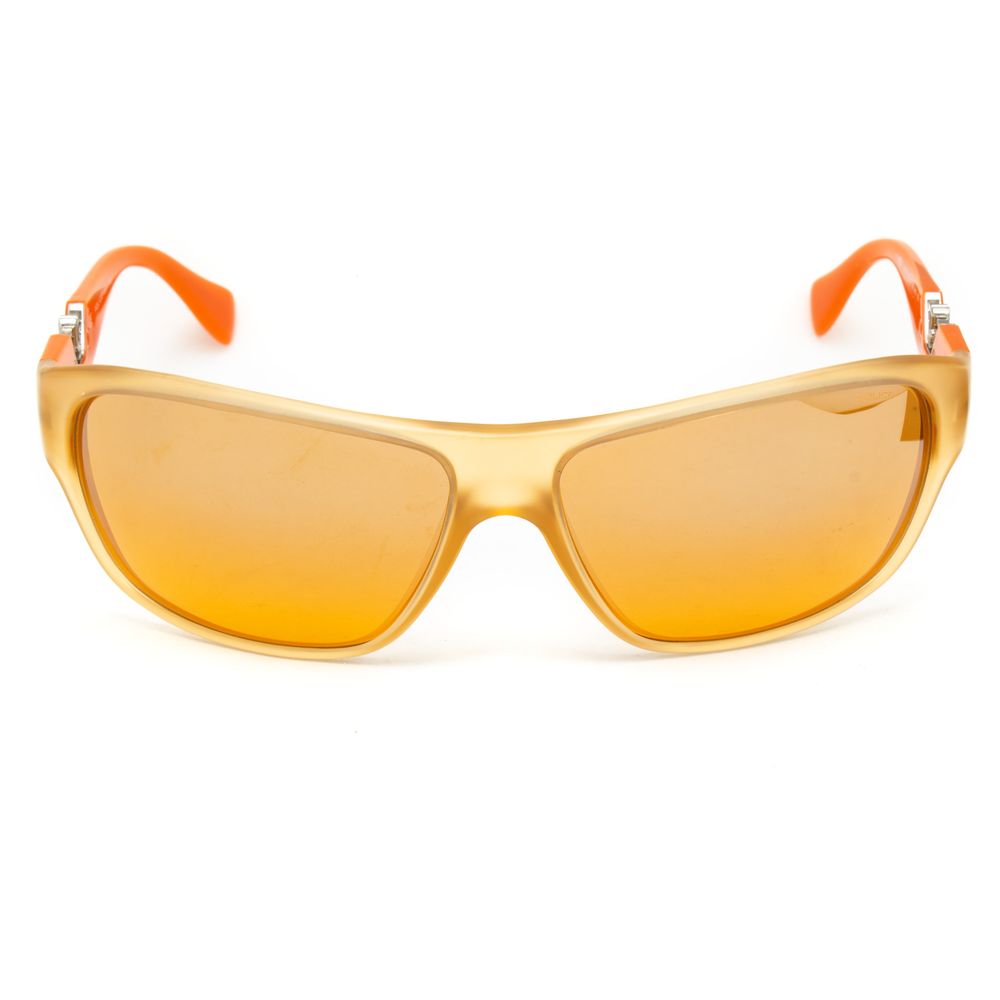 Lunettes de soleil injectées orange de la police