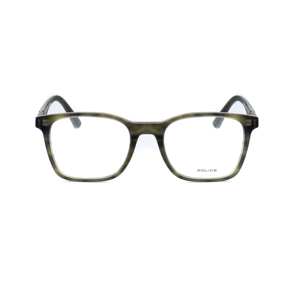 Montures de lunettes en plastique vert Police