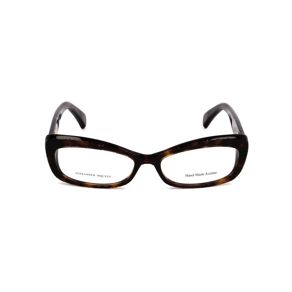 Lunettes à montures bicolores en acétate Alexander McQueen
