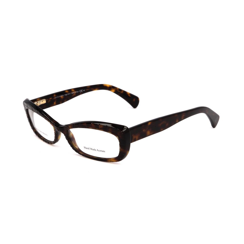 Lunettes à montures bicolores en acétate Alexander McQueen