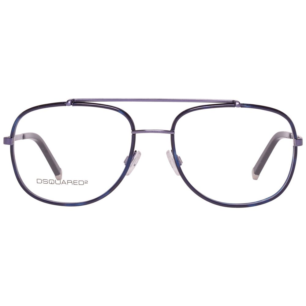 Lunettes Dsquared² à montures métalliques bleues