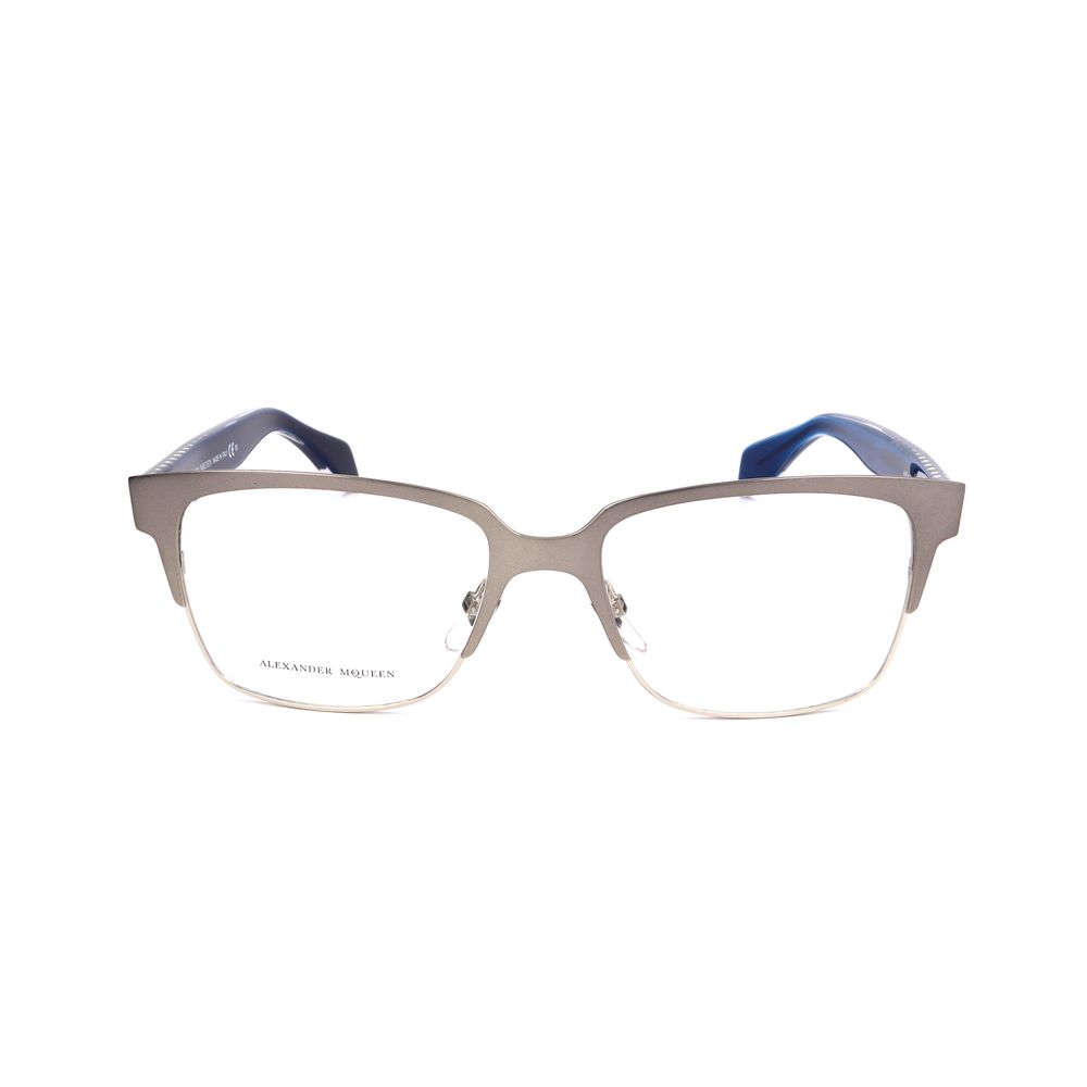 Lunettes à montures métalliques bicolores Alexander McQueen