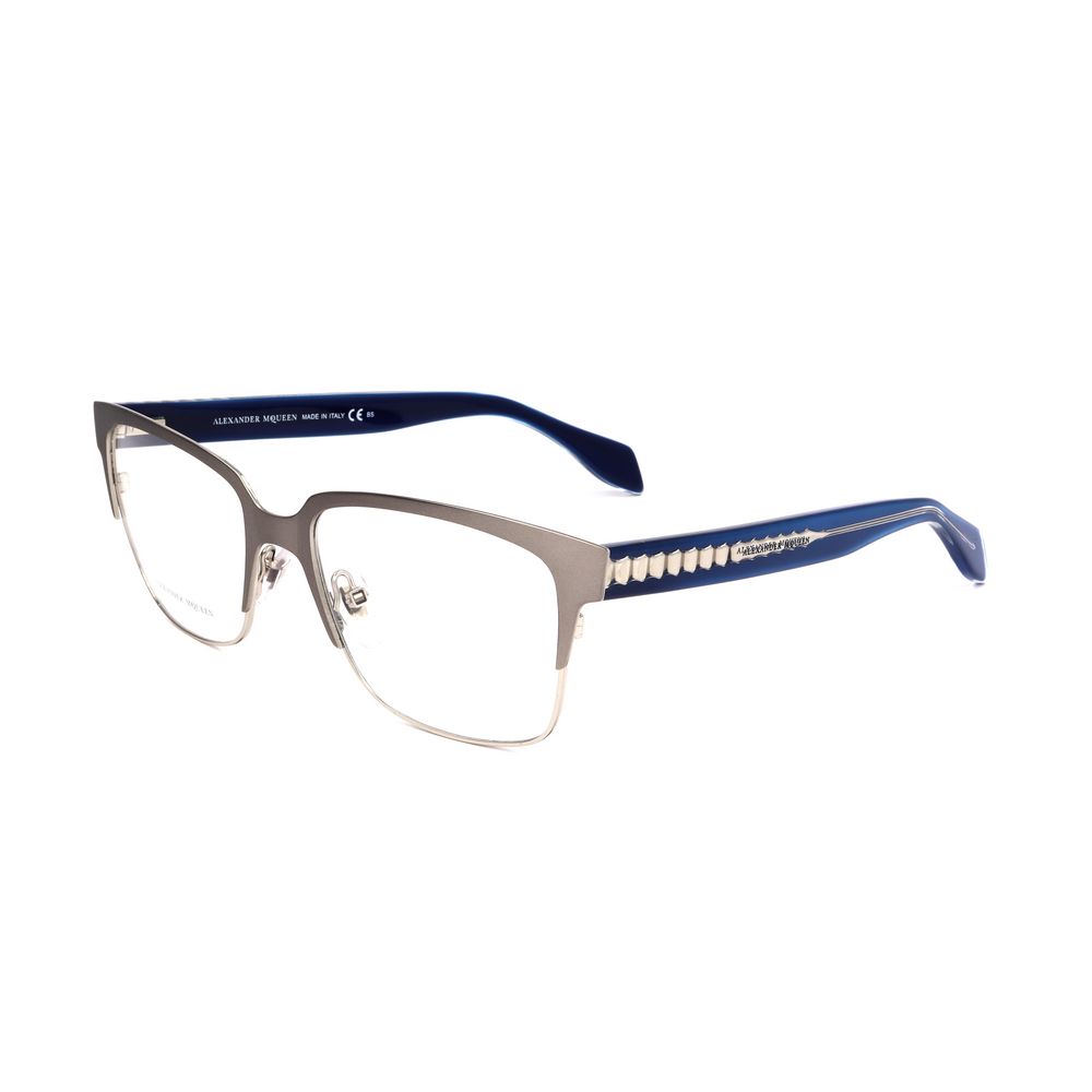 Lunettes à montures métalliques bicolores Alexander McQueen