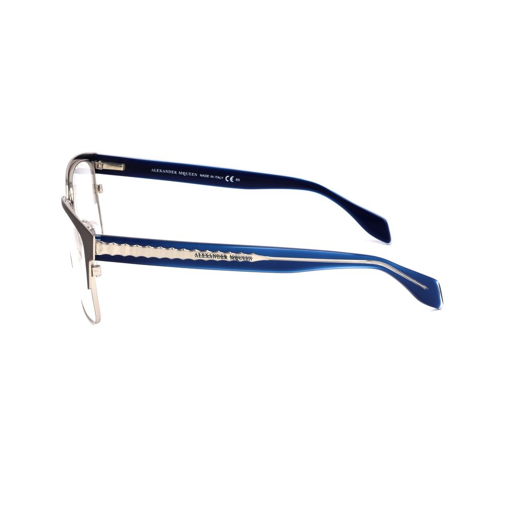 Lunettes à montures métalliques bicolores Alexander McQueen
