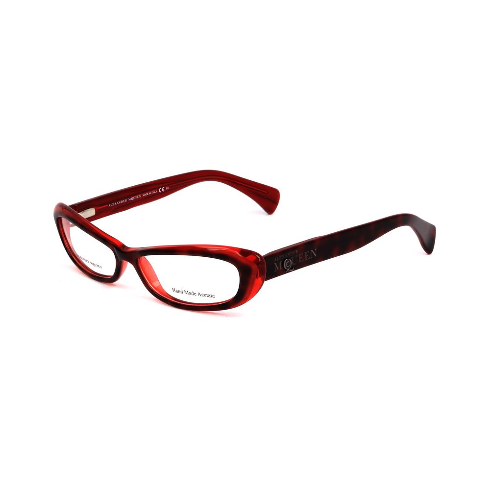 Lunettes à montures bicolores en acétate Alexander McQueen