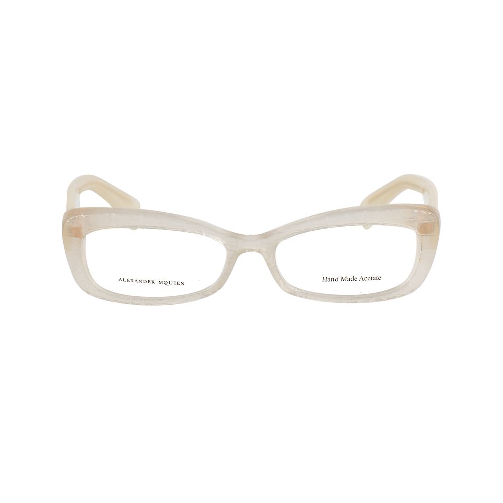Lunettes à montures bicolores en acétate Alexander McQueen