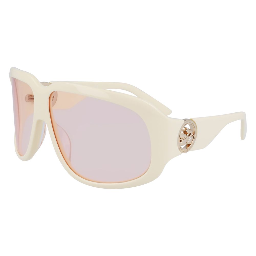 Longchamp Witte Acetaat Zonnebril