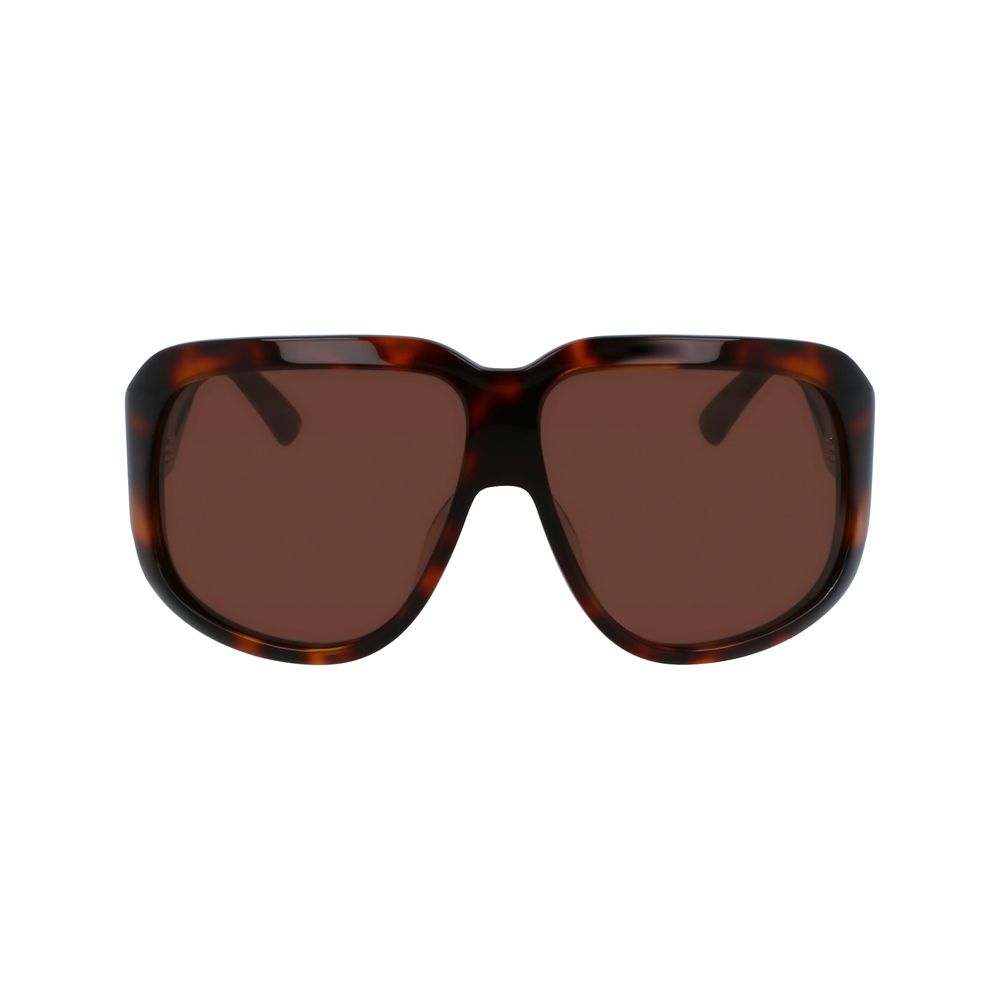 Longchamp Bruine Acetaat Zonnebril