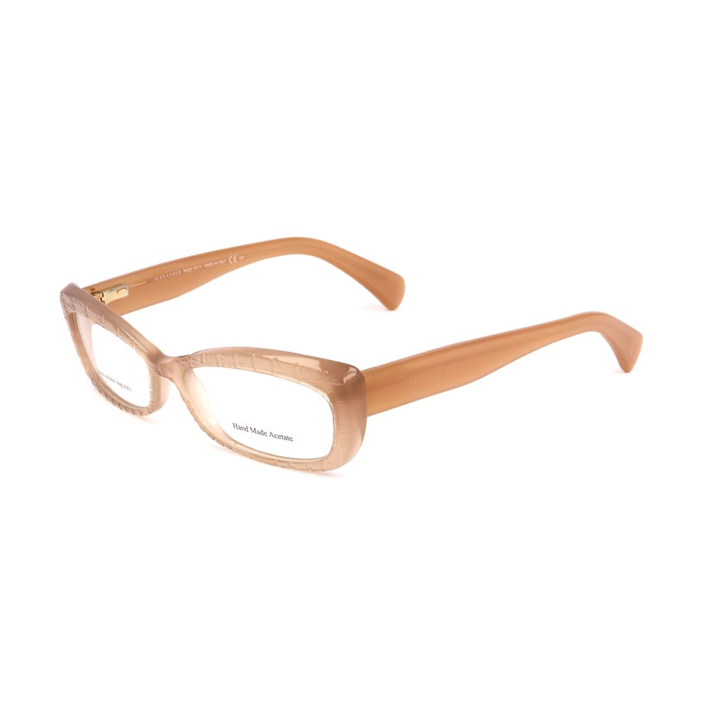 Lunettes à montures bicolores en acétate Alexander McQueen