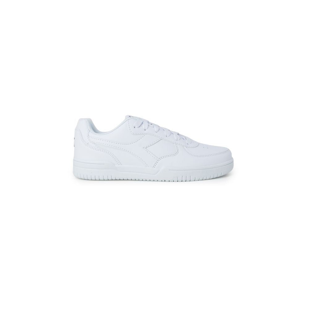 Baskets Diadora en simili cuir blanc