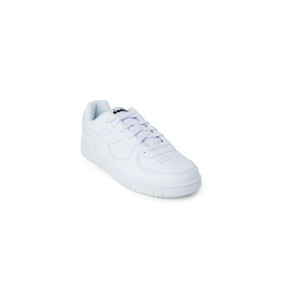 Baskets Diadora en simili cuir blanc