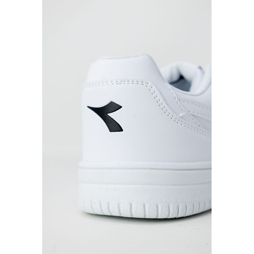Baskets Diadora en simili cuir blanc