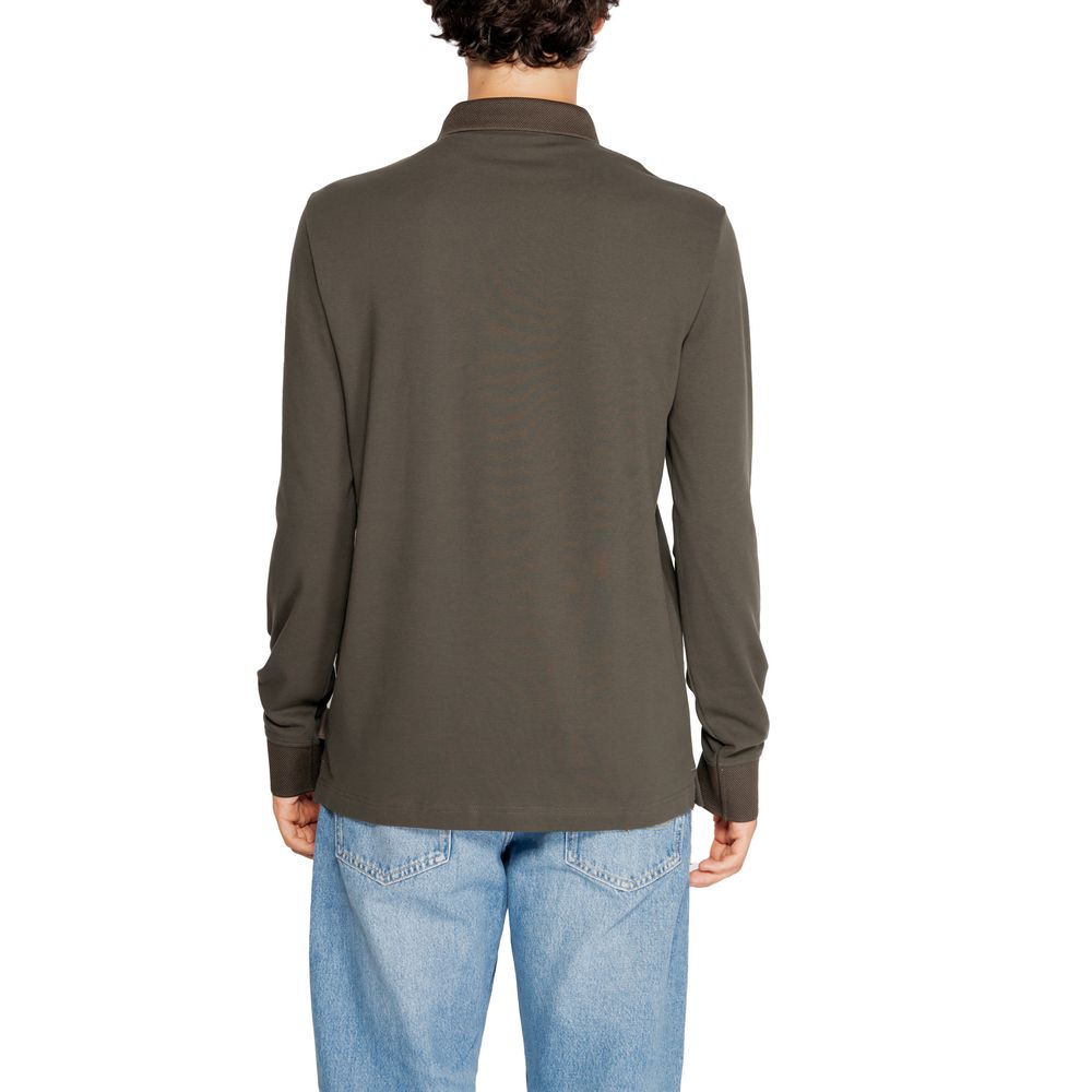 Manches longues en coton vert Armani Exchange