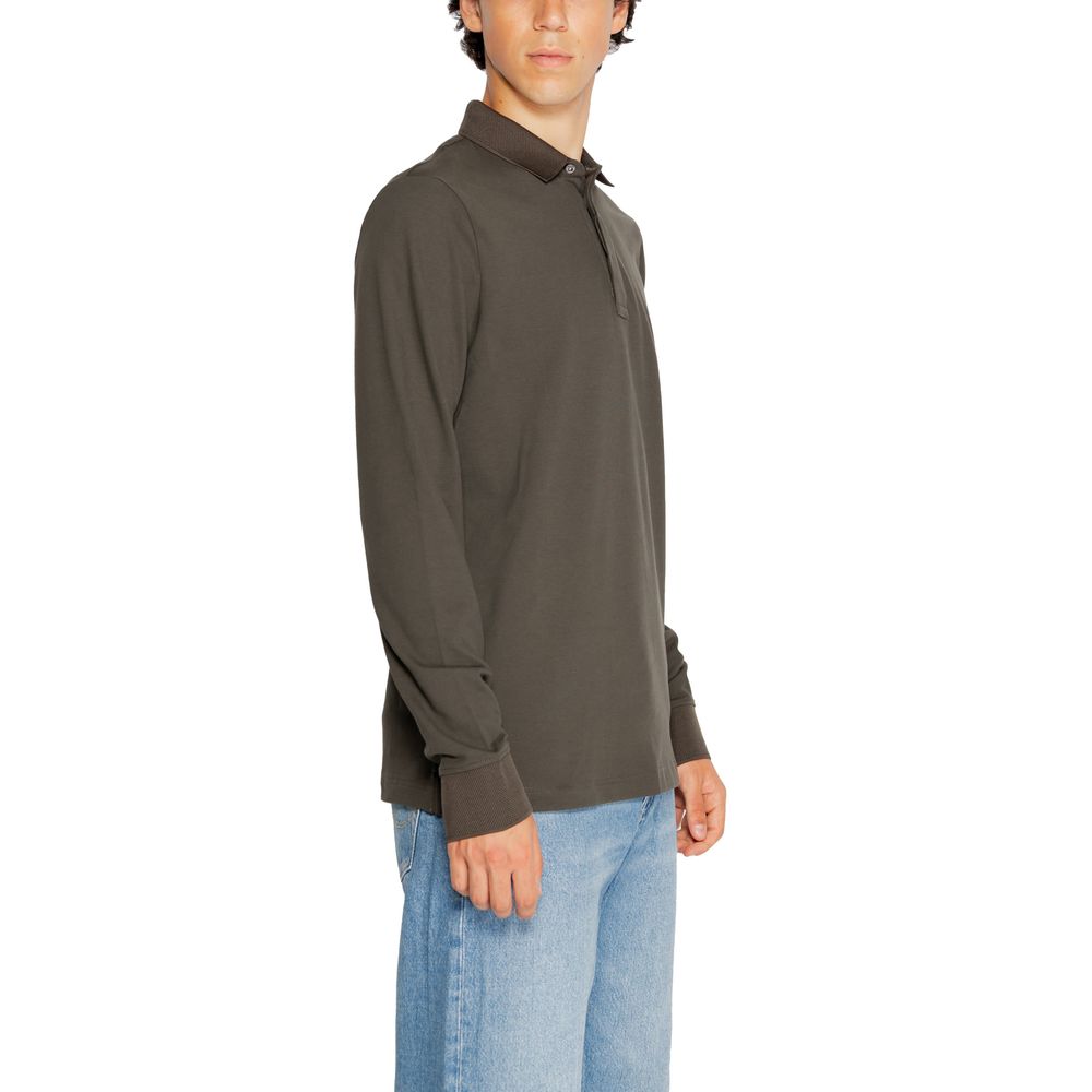 Manches longues en coton vert Armani Exchange