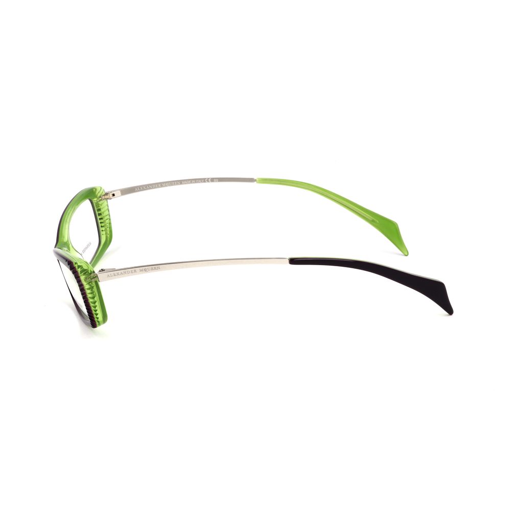 Lunettes à montures bicolores en acétate Alexander McQueen