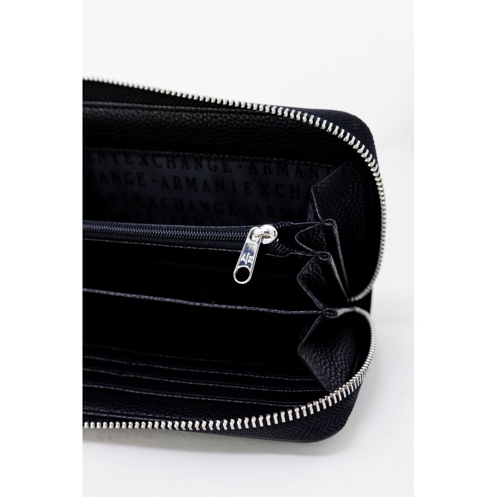 Armani Exchange Zwarte Polyethyleen Portemonnee