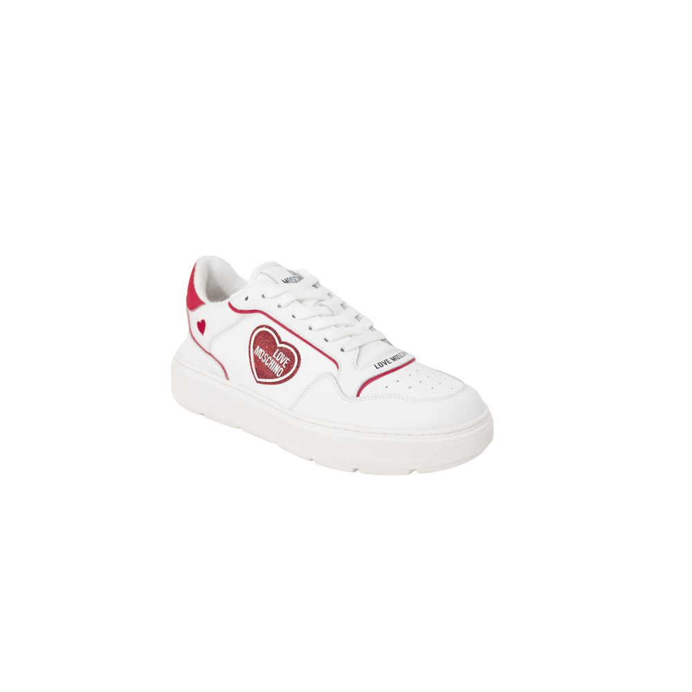 Baskets rouges en polyéthylène Love Moschino