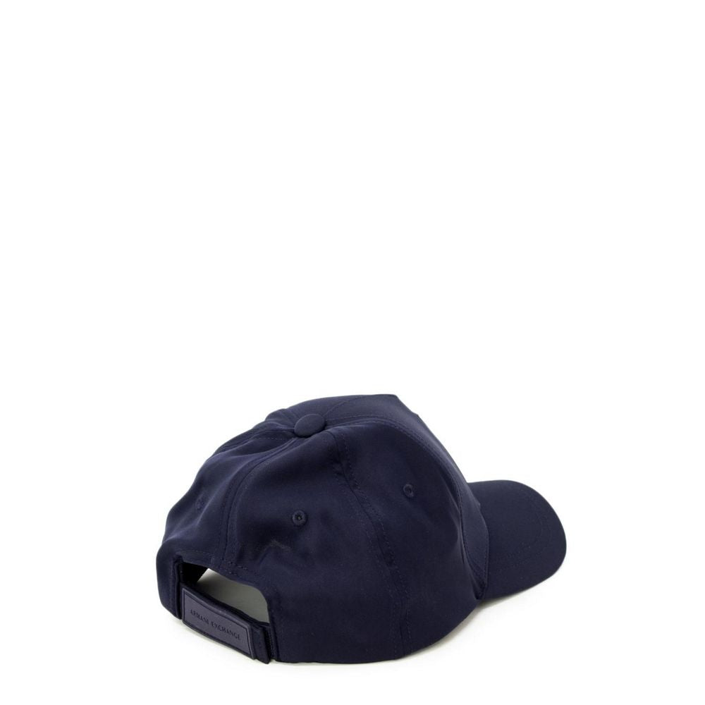 Armani Exchange Blauwe Polyester Petten Honkbalpet
