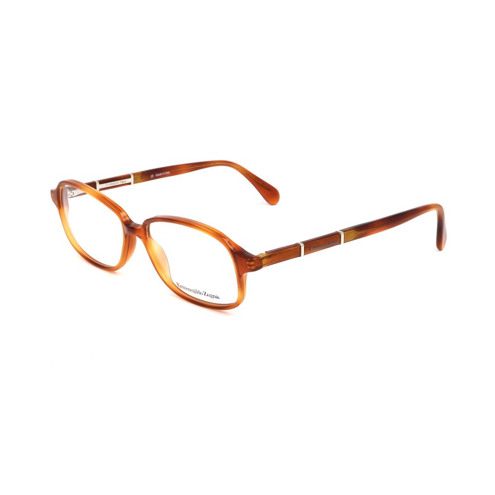 Ermenegildo Zegna bruine brillenglazen met plastic montuur