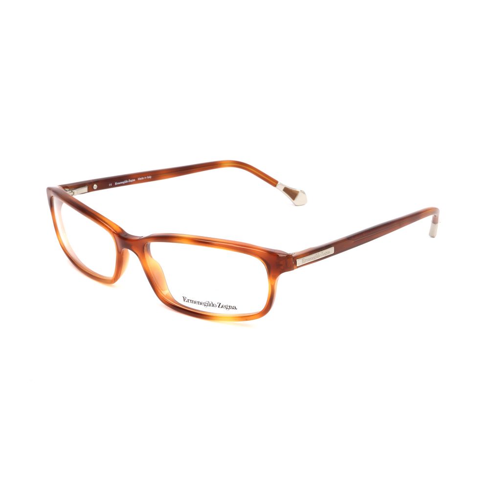Ermenegildo Zegna bruine brillenglazen met plastic montuur