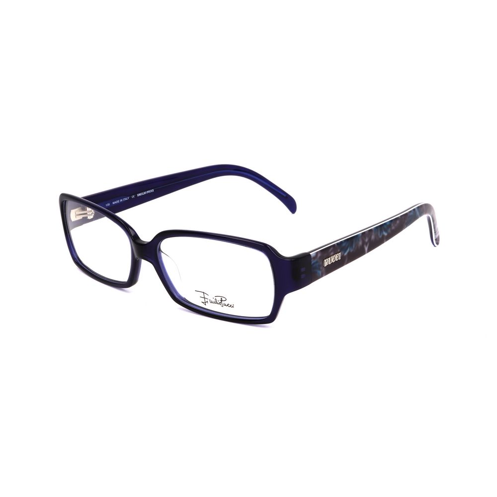 Emilio Pucci blauwe brillenglazen
