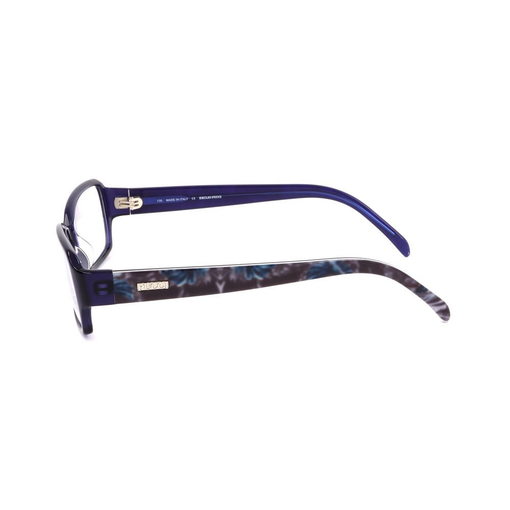Emilio Pucci blauwe brillenglazen