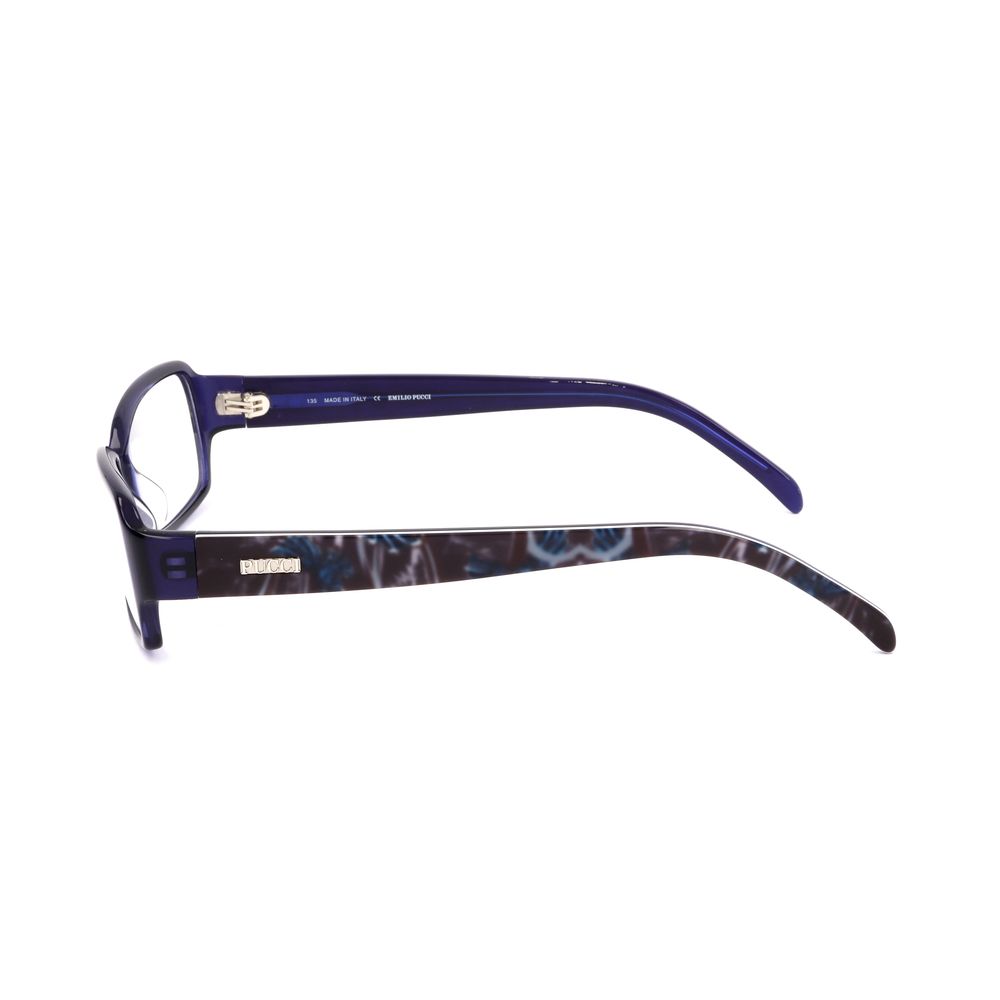 Emilio Pucci blauwe brillenglazen