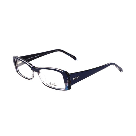Emilio Pucci blauwe brillenglazen