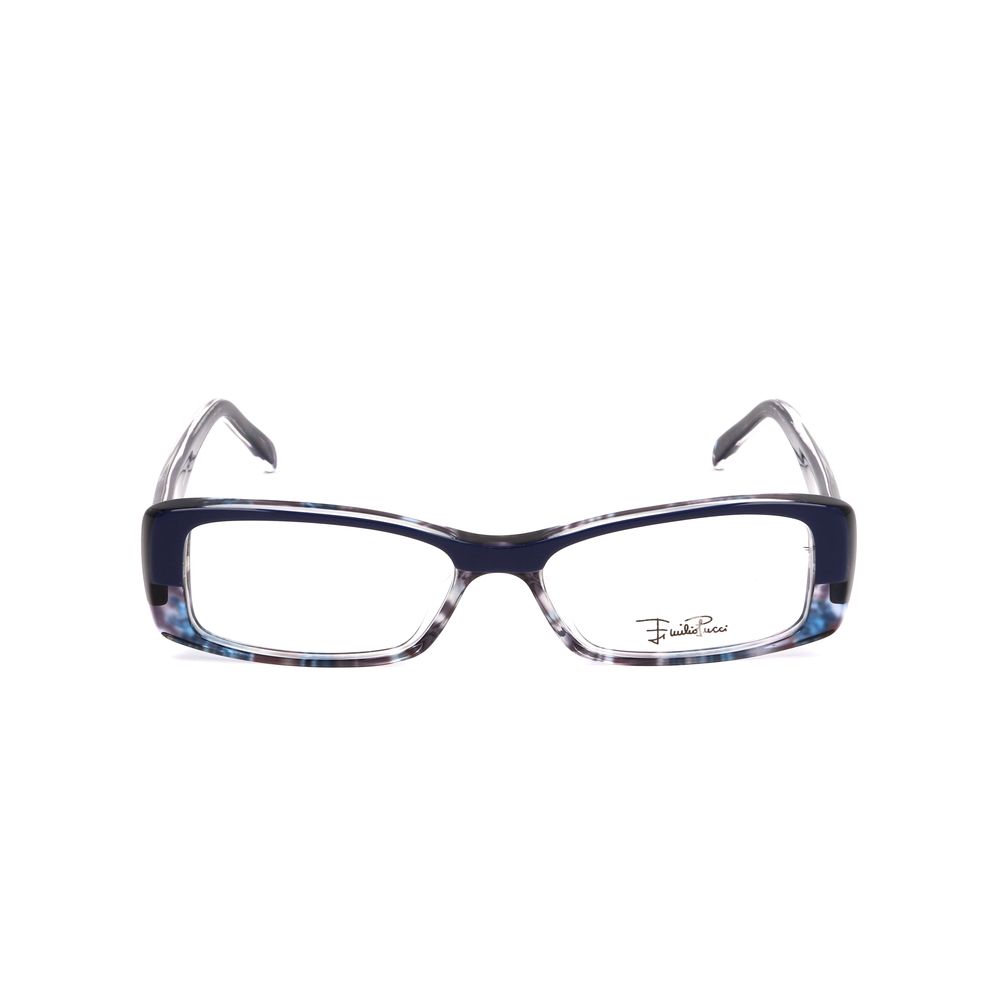 Emilio Pucci blauwe brillenglazen