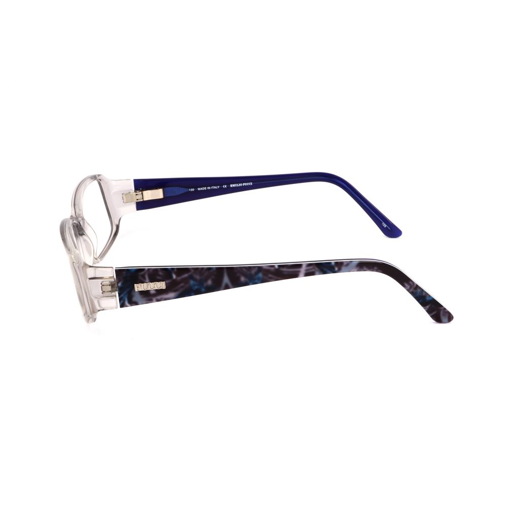 Emilio Pucci blauwe brillenglazen