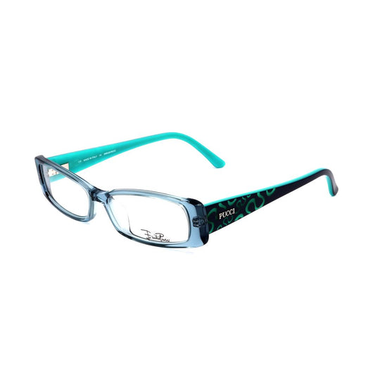 Lunettes Emilio Pucci à montures en plastique bleu