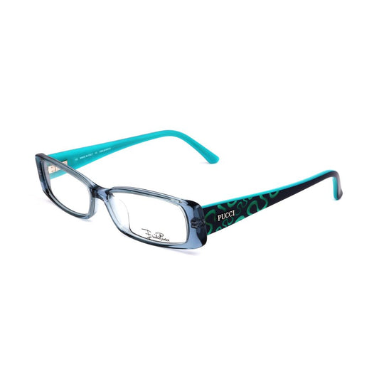 Lunettes Emilio Pucci à montures en plastique bleu