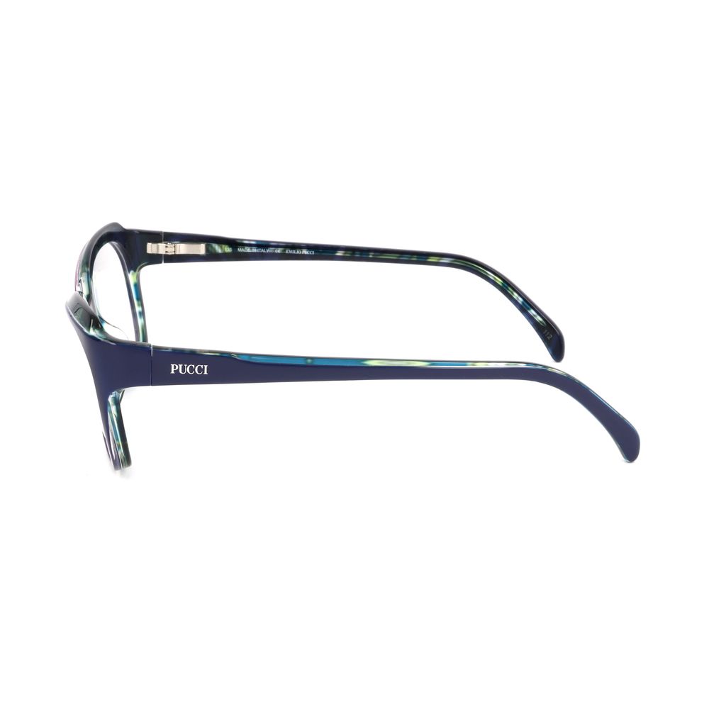 Lunettes Emilio Pucci à montures en plastique bleu