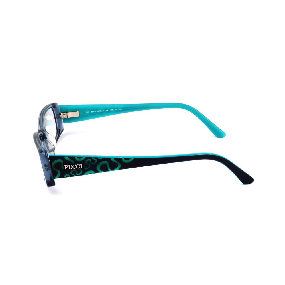 Lunettes Emilio Pucci à montures en plastique bleu