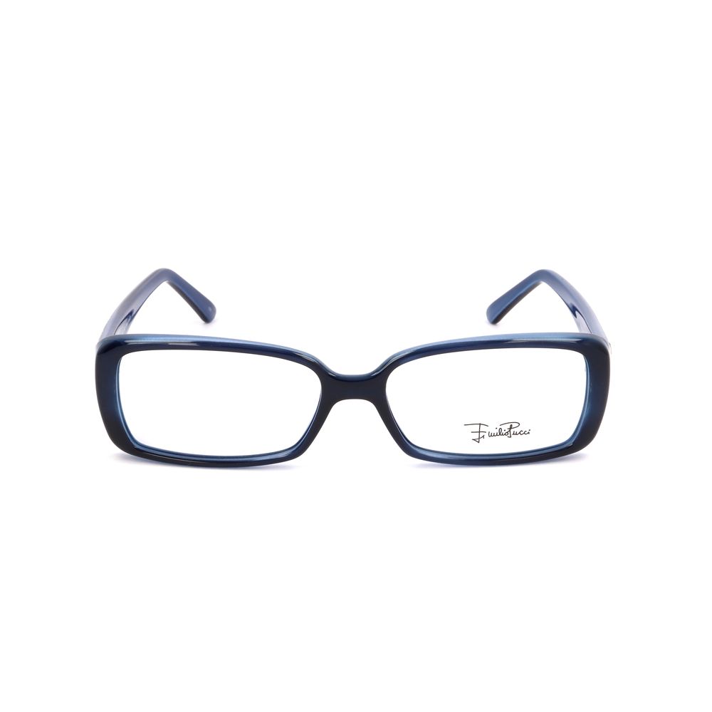 Lunettes Emilio Pucci à montures en plastique bleu