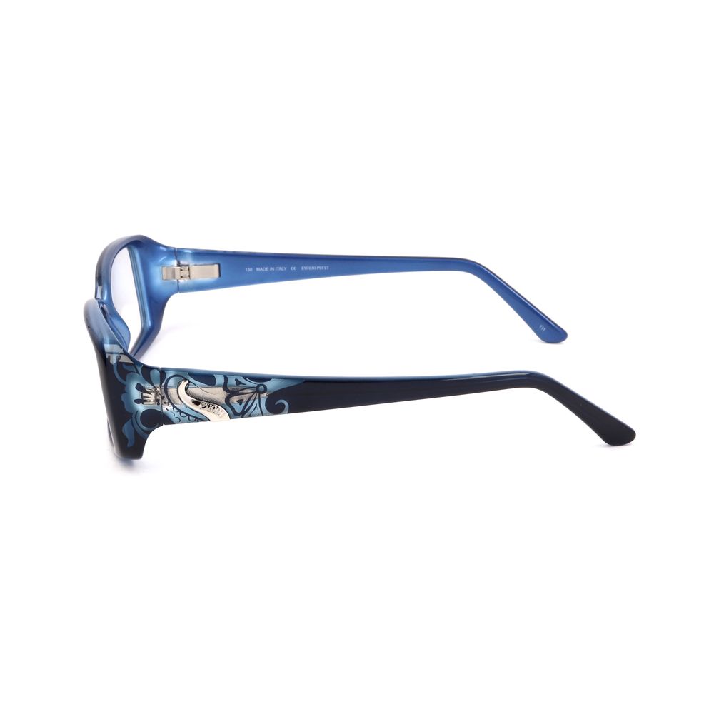 Lunettes Emilio Pucci à montures en plastique bleu