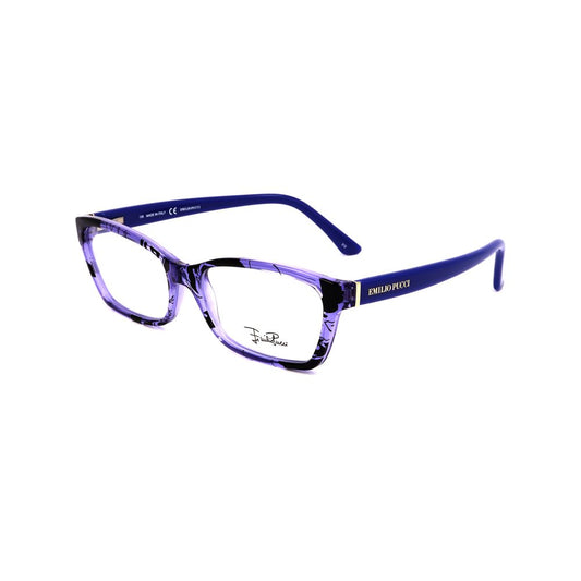 Lunettes Emilio Pucci à montures en plastique bleu