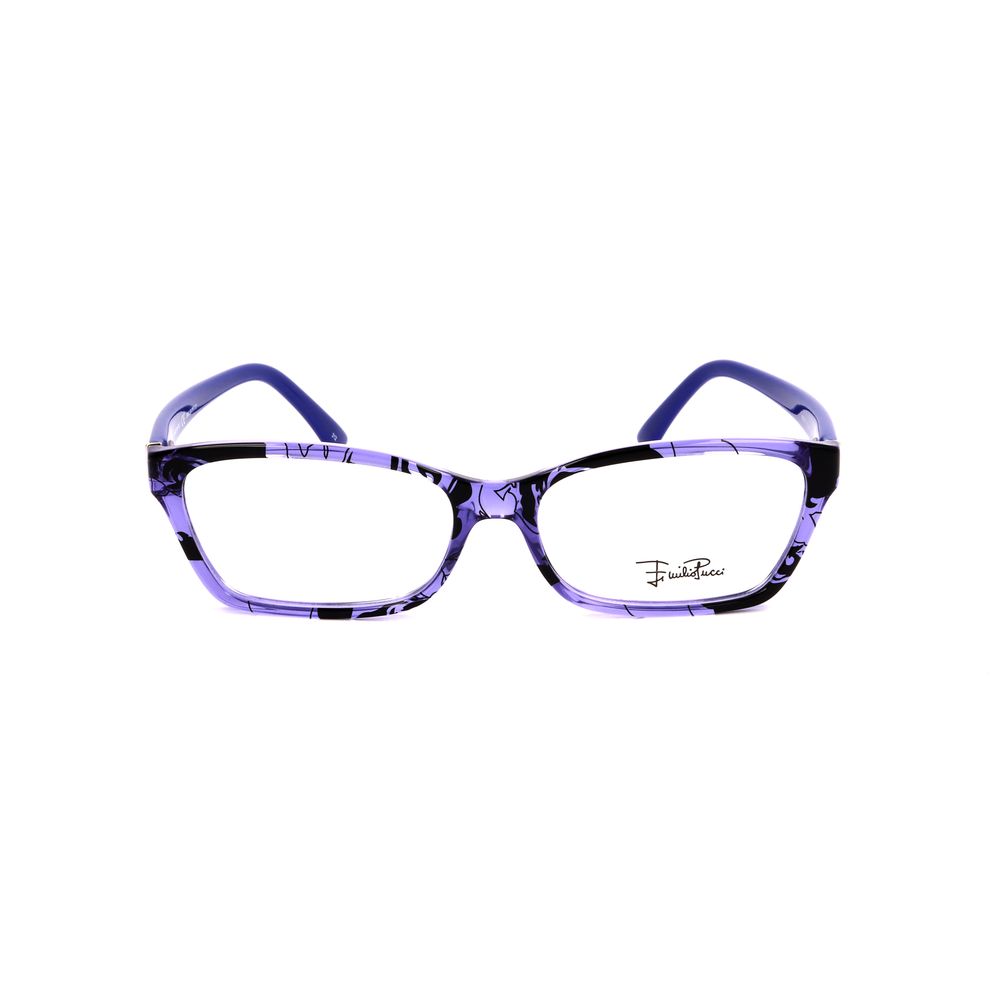Lunettes Emilio Pucci à montures en plastique bleu