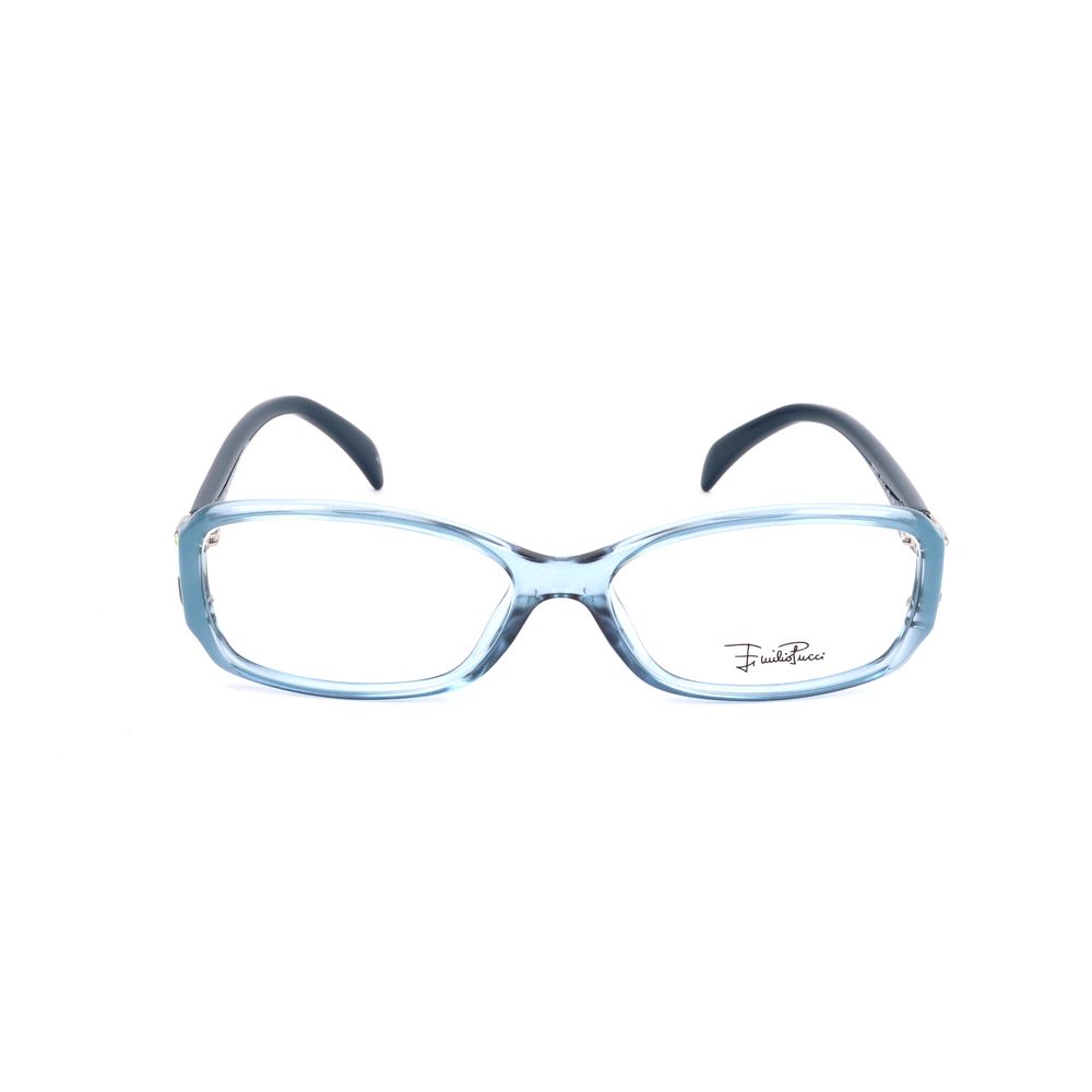Lunettes Emilio Pucci à montures en plastique bleu