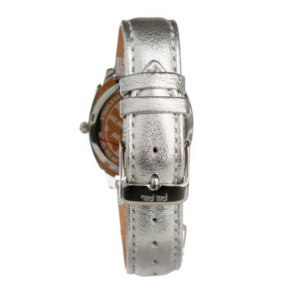 Folli Follie Grijs Leren Horloge