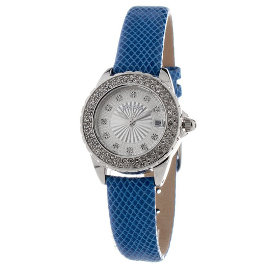 Folli Follie Blauw Leren Horloge