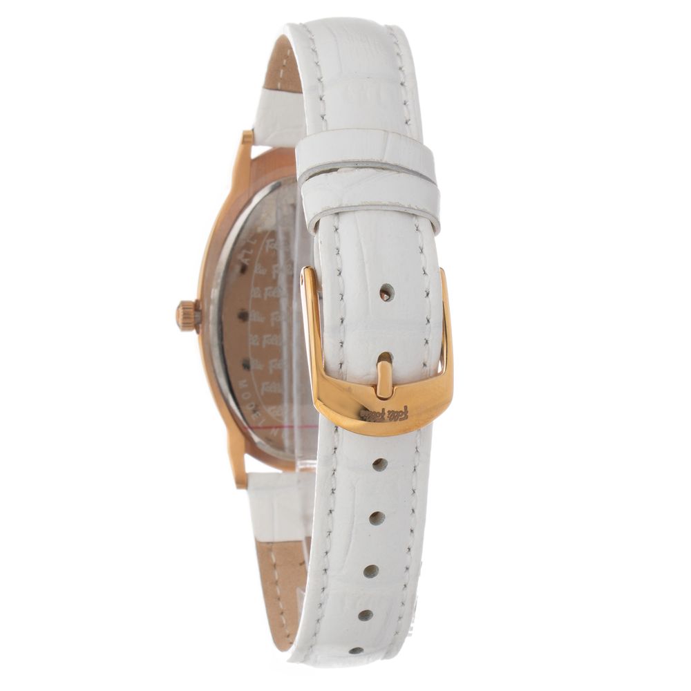 Folli Follie Wit Leren Horloge